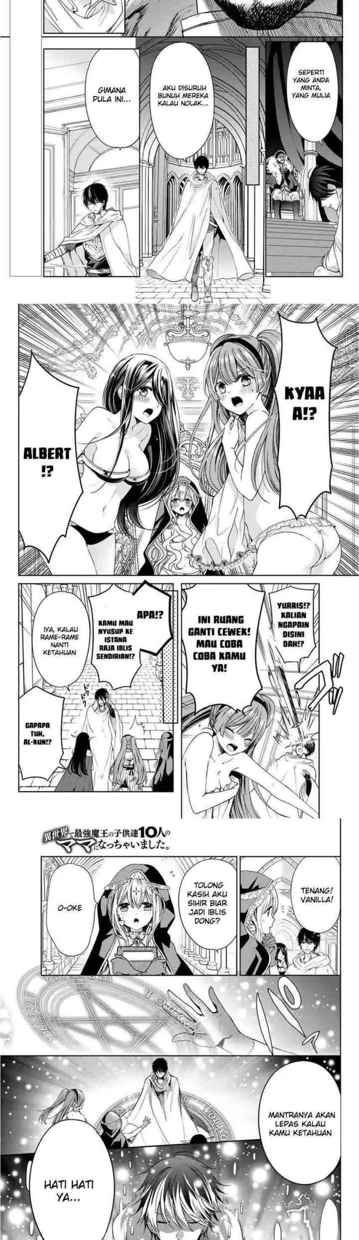 Isekai de Saikyo Mao no Kodomotachi no Mama ni Natchaimashita chapter 8.1 halaman 4