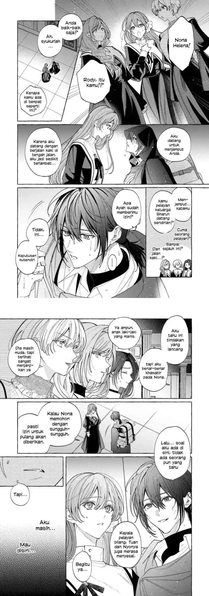 Youkoso Shuudouin e, Koko wa Tsuihou sareta Onna-tachi no Rakuen yo chapter 2 halaman 9