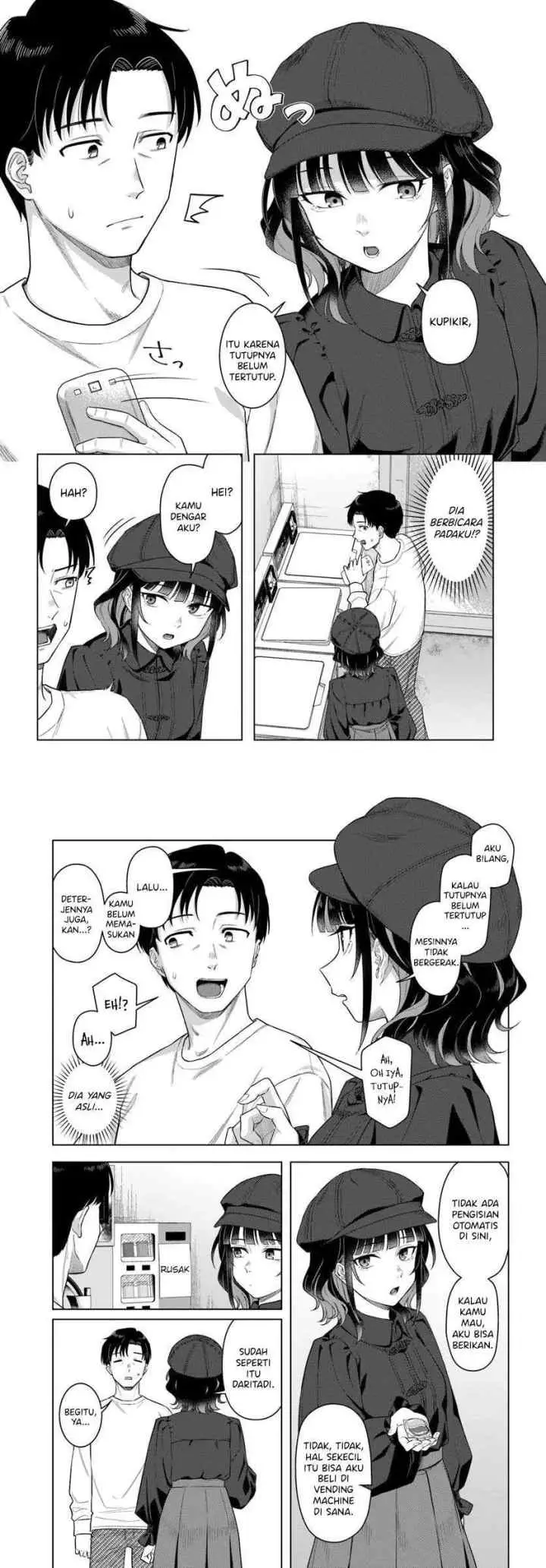 Kon'ya Coin Randorii de Aimashou chapter 1 halaman 8