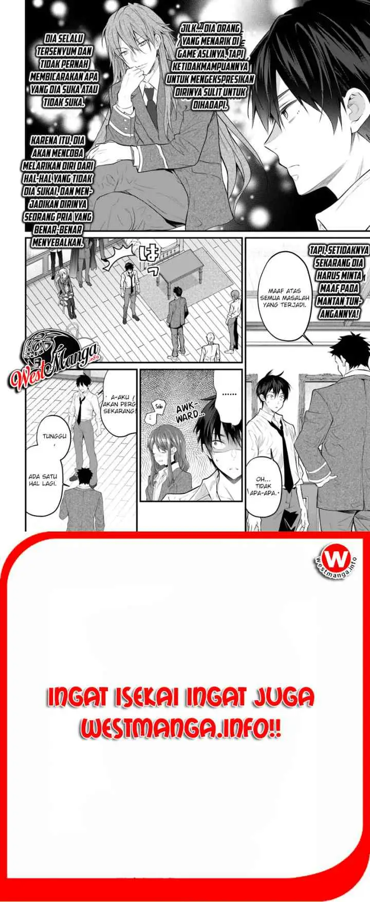 Otome Game Sekai wa Mob ni Kibishii Sekai Desu chapter 21.2 halaman 8