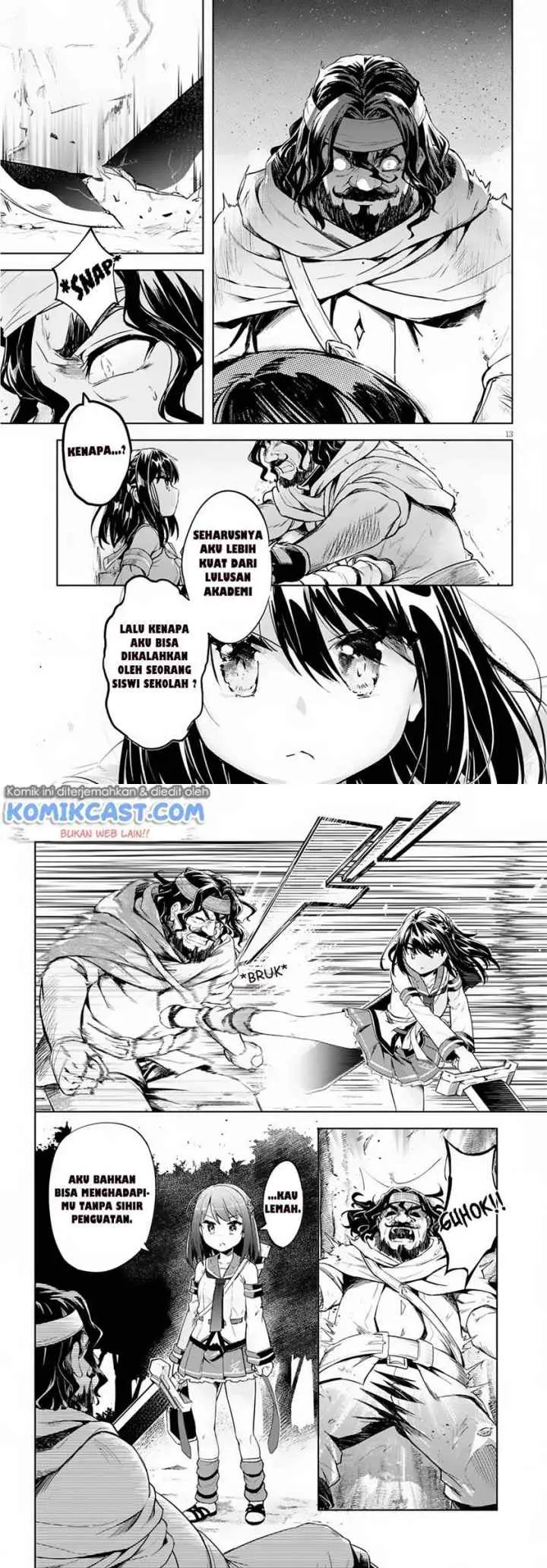 Kenshi o Mezashite Nyugaku Shitanoni Maho Tekisei 9999 Nandesukedo!? chapter 19 halaman 8