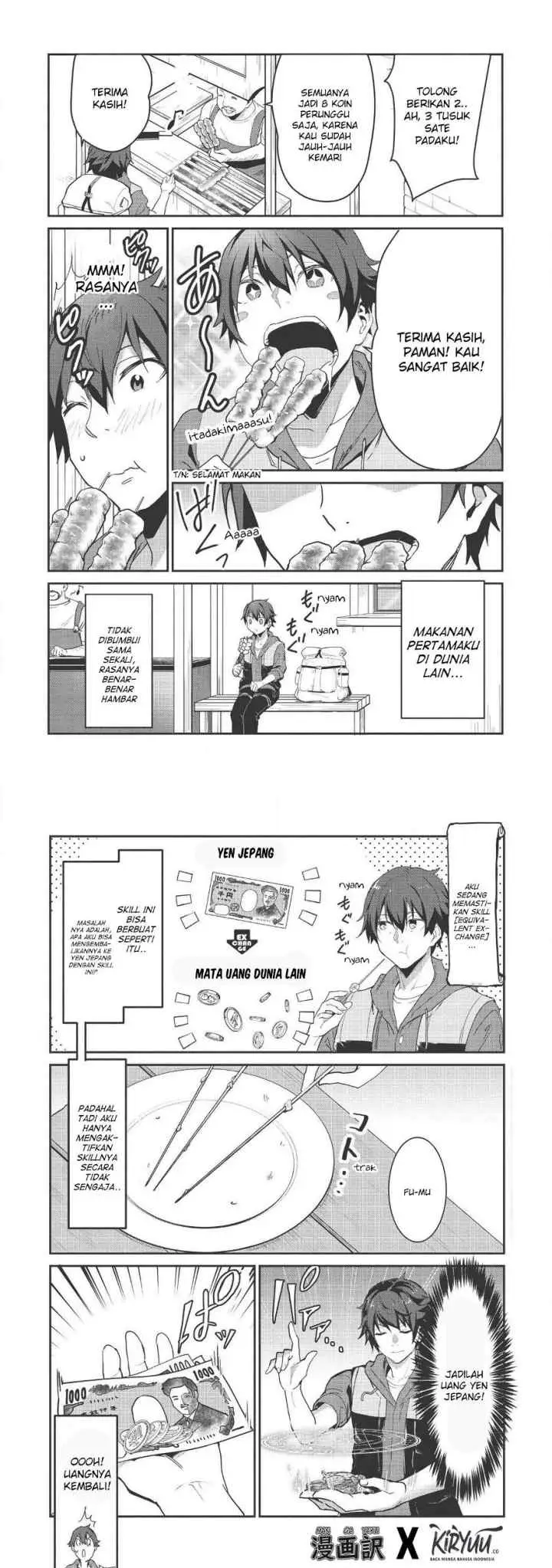 Itsudemo Jitaku ni Kaereru Ore wa, Isekai de Gyoushoujin o Hajimemashita chapter 1 halaman 11