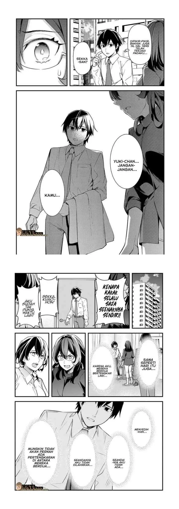 Ore ni Trauma wo Ataeta Joshi-tachi ga Chirachira Mitekuru kedo, Zannen desu ga Teokure desu chapter 23 halaman 8