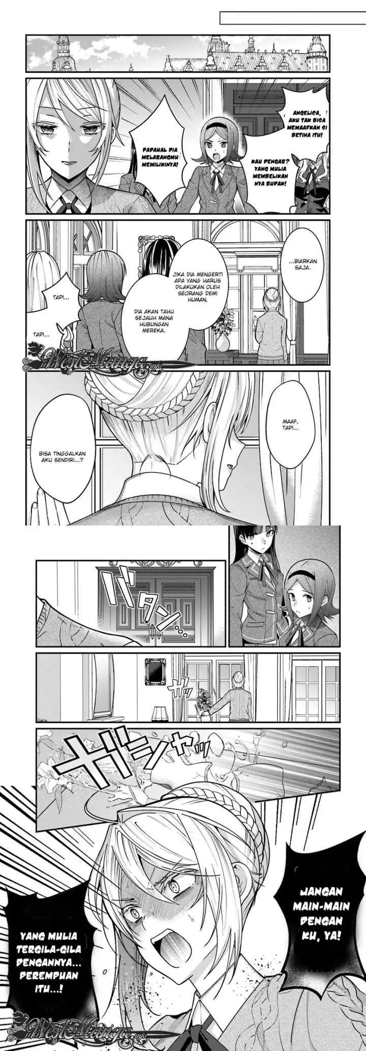 Otome Game Sekai wa Mob ni Kibishii Sekai Desu chapter 7.1 halaman 9