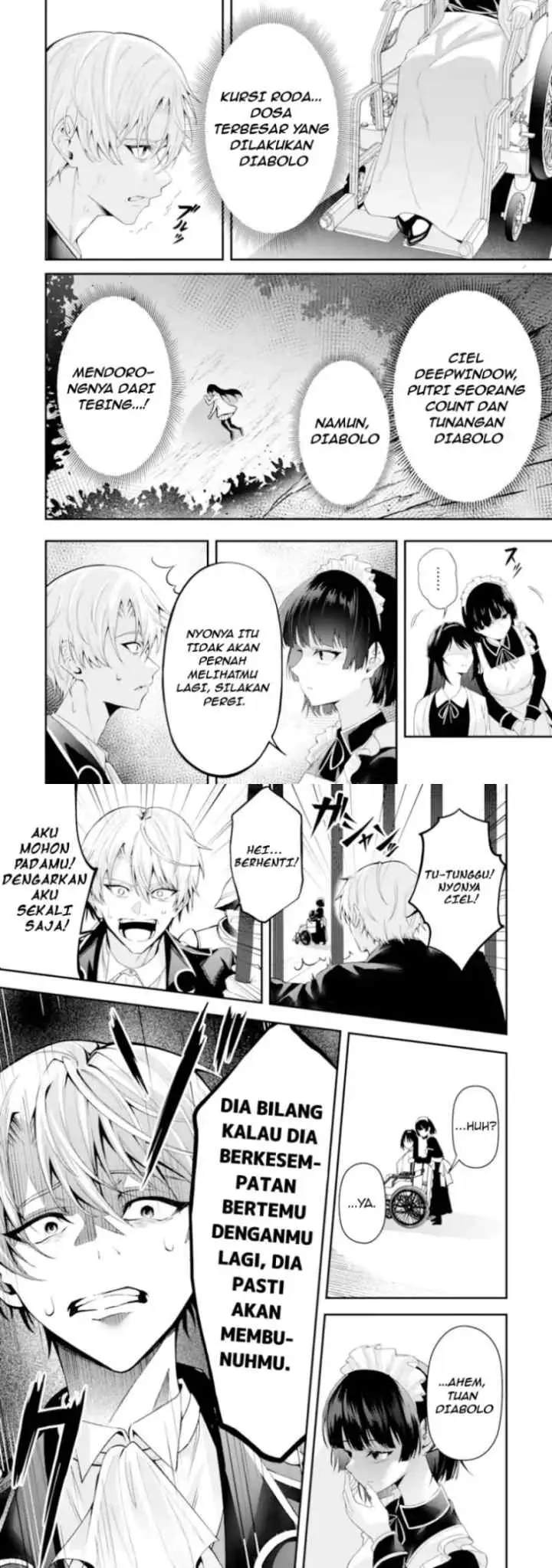 Saiyaku Kyuu Sukiru ~Boushoku Maou~ Mochi no Akuyaku Kizoku ni Tensei Shimashita ga, Shokei Sare chapter 1.1 halaman 10