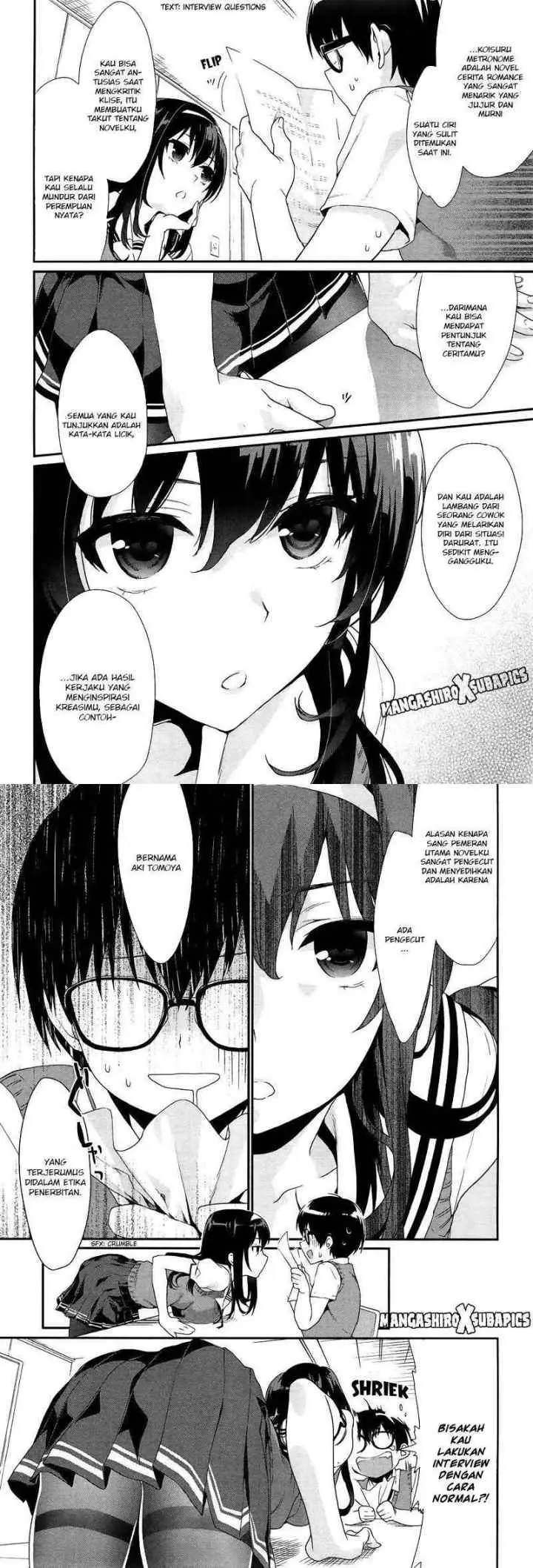 Saenai Heroine no Sodatekata: Koisuru Metronome chapter 1 halaman 9