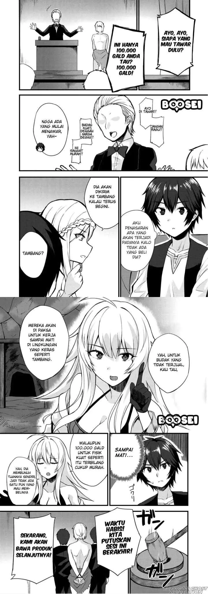 Dorei Shounin shika Sentakushi ga Nai desu yo? Harem? Nani Sore Oishii no? chapter 3 halaman 6