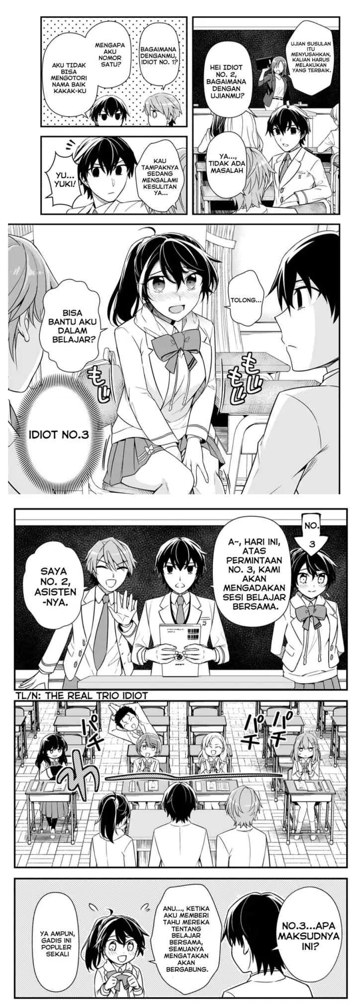 Ore ni Trauma wo Ataeta Joshi-tachi ga Chirachira Mitekuru kedo, Zannen desu ga Teokure desu chapter 6 halaman 9