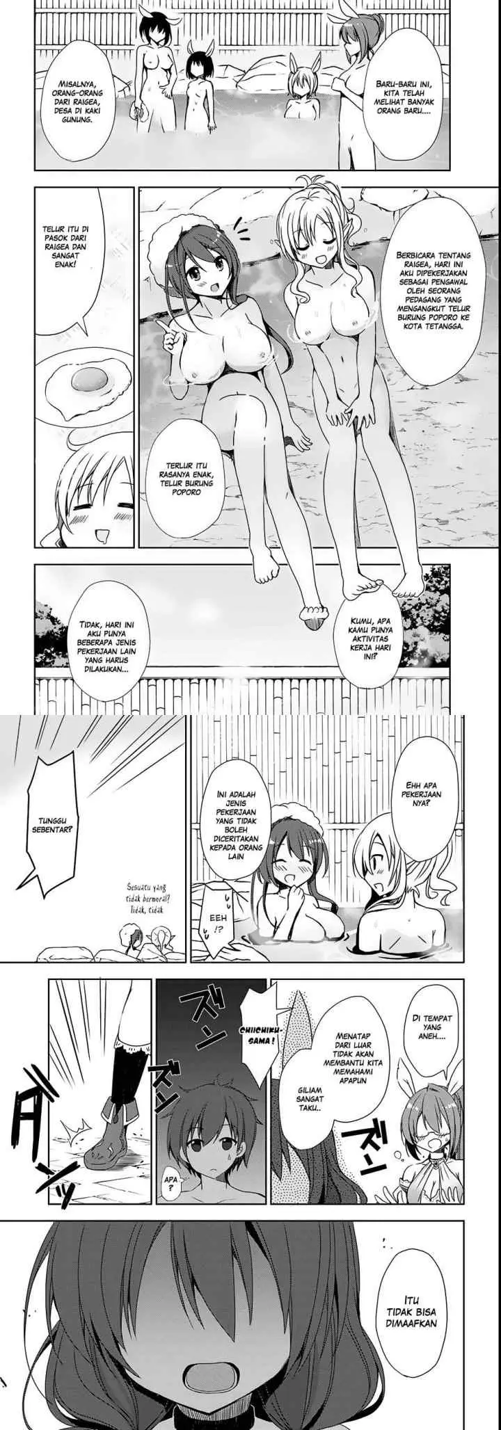 Isekai Onsen ni Tensei shita Ore no Kounou ga Tondemosugiru chapter 1 halaman 7