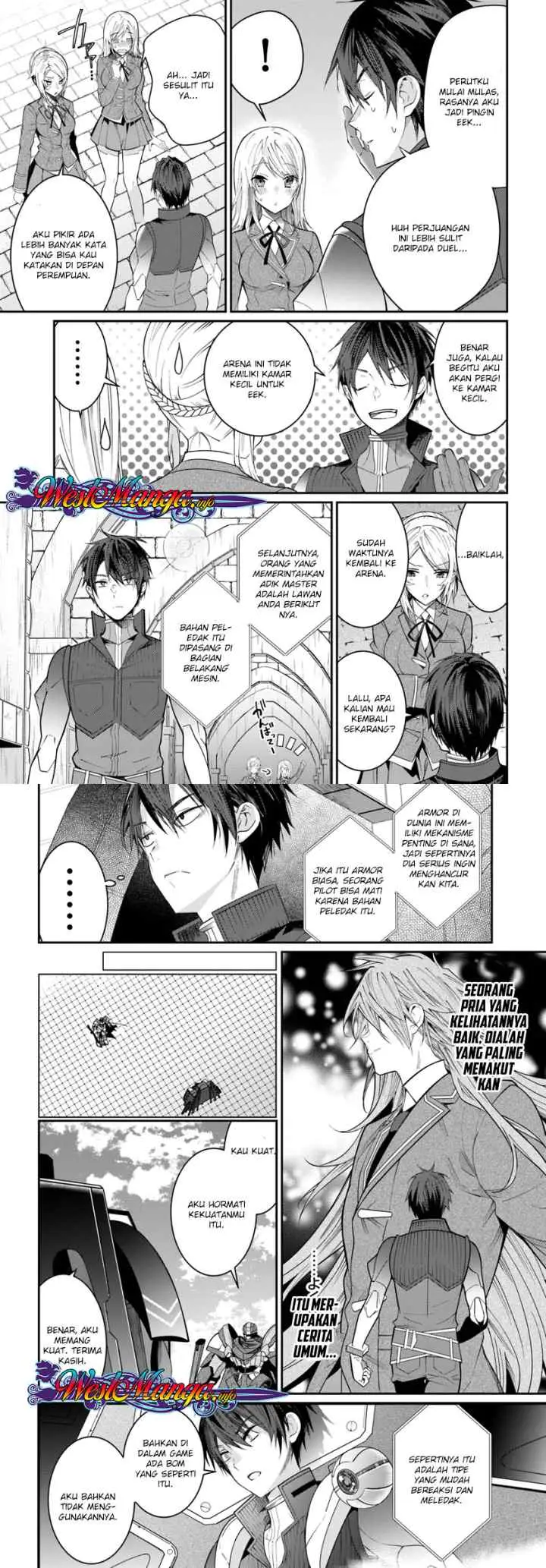 Otome Game Sekai wa Mob ni Kibishii Sekai Desu chapter 10.1 halaman 4