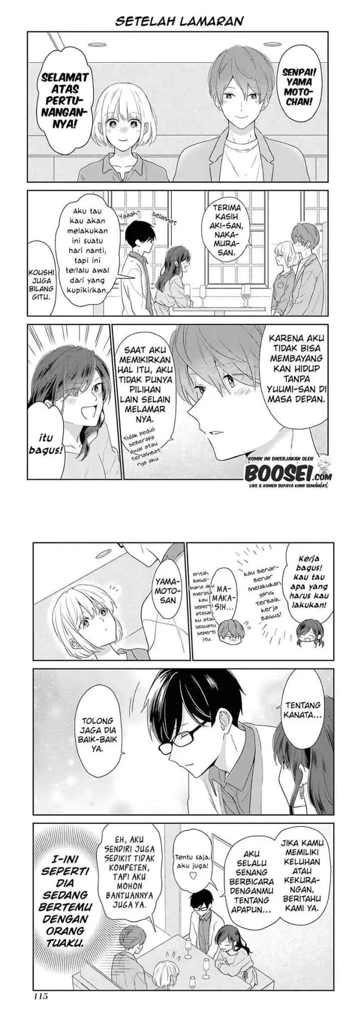Arasa Dakedo, Hatsukoi desu chapter 58 halaman 5