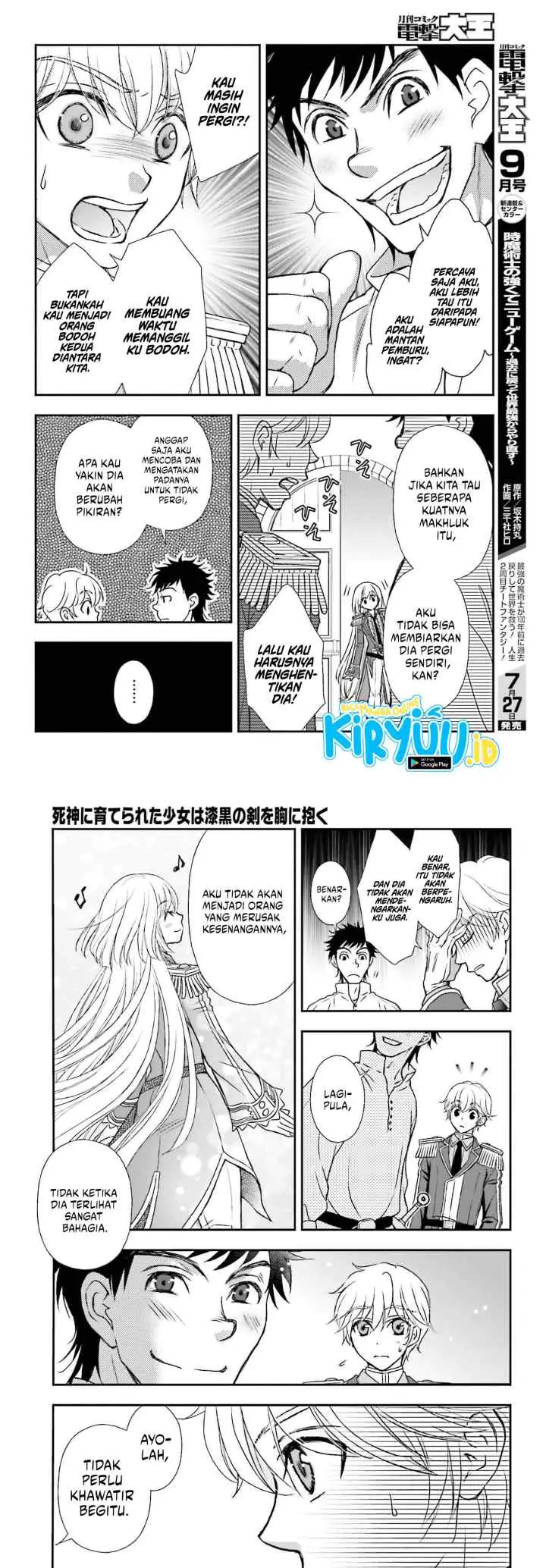 Shinigami ni Sodaterareta Shoujo wa Shikkoku no Tsurugi wo Mune ni Idaku chapter 30 halaman 11