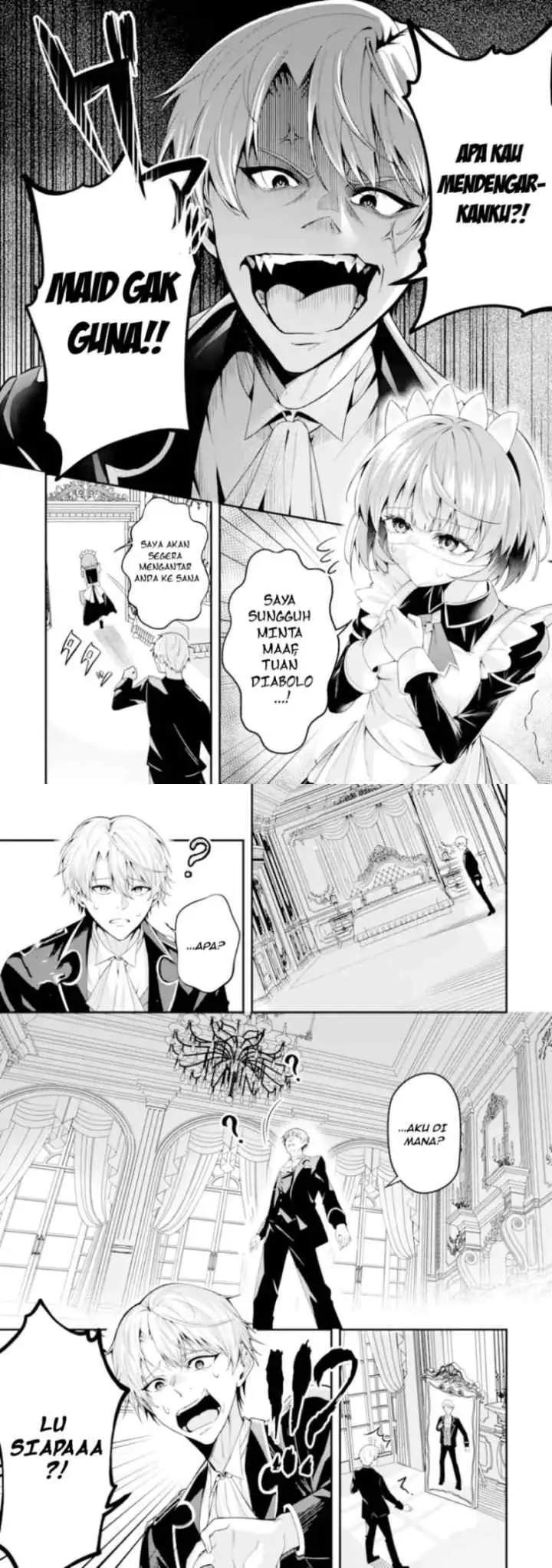 Saiyaku Kyuu Sukiru ~Boushoku Maou~ Mochi no Akuyaku Kizoku ni Tensei Shimashita ga, Shokei Sare chapter 1.1 halaman 4
