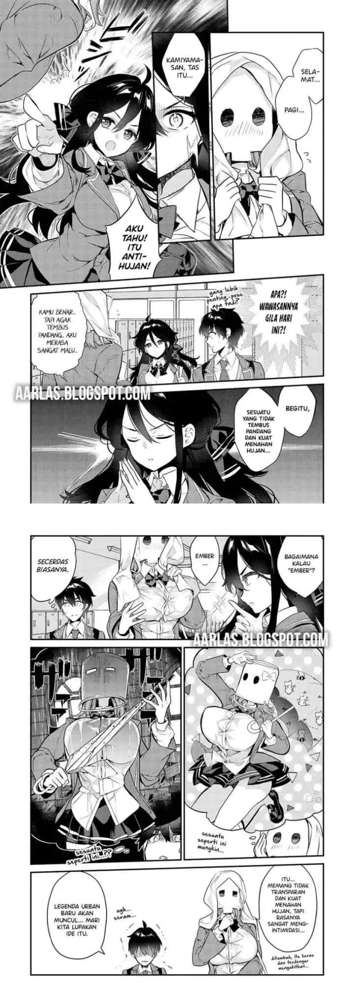 Kamiyama-san no Kami Bukuro no Naka ni wa chapter 13 halaman 4