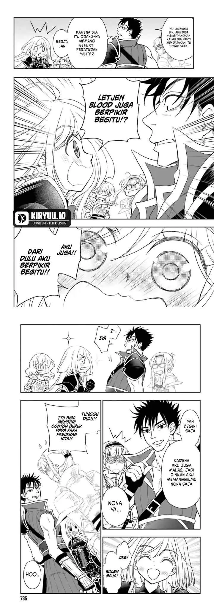 Shinigami ni Sodaterareta Shoujo wa Shikkoku no Tsurugi wo Mune ni Idaku chapter 55 halaman 9