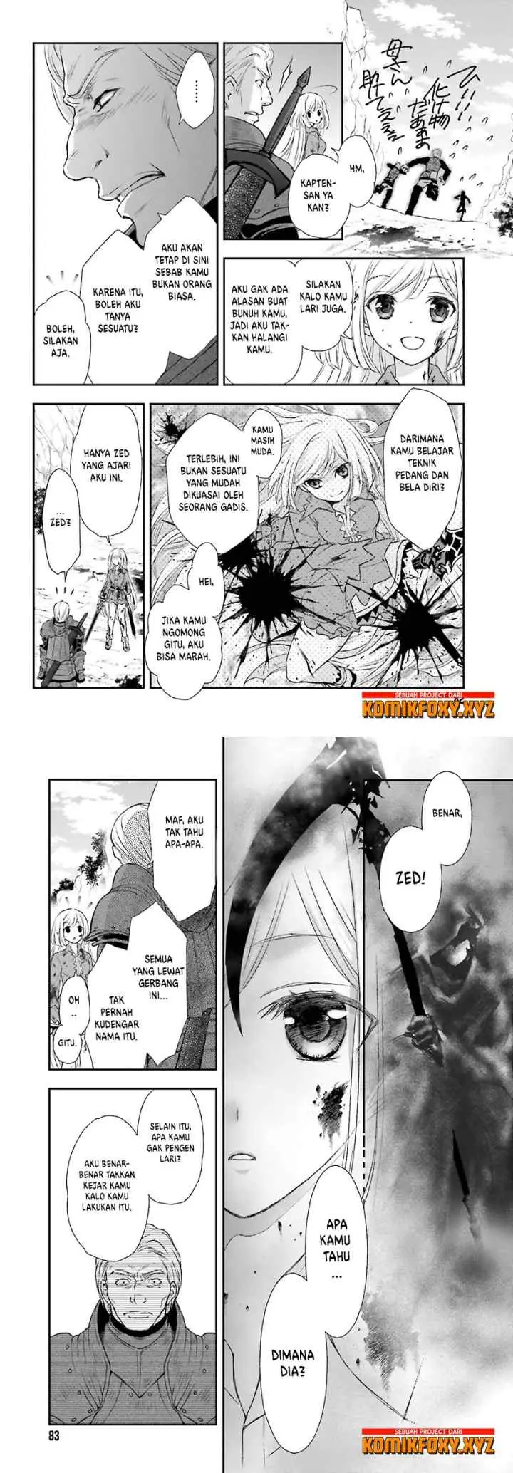 Shinigami ni Sodaterareta Shoujo wa Shikkoku no Tsurugi wo Mune ni Idaku chapter 1 halaman 10