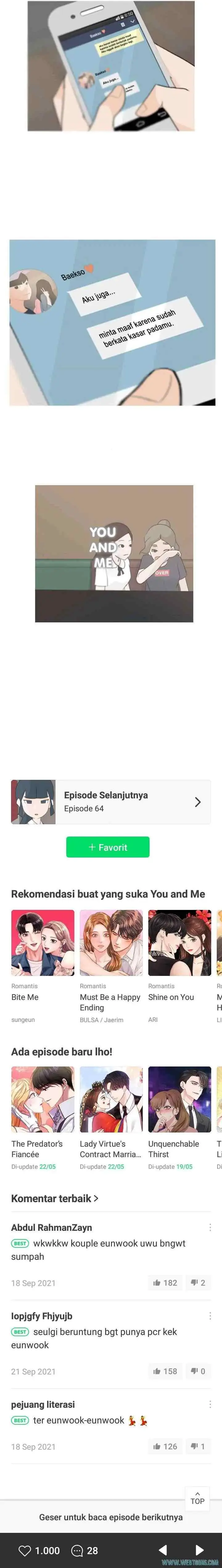 You and Me (Sangha) chapter 63 halaman 11