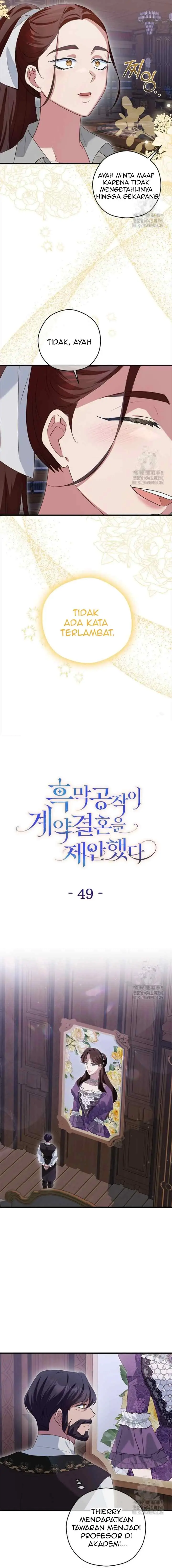 The Duke of Darkness Proposes a Contract Marriage chapter 49 halaman 7