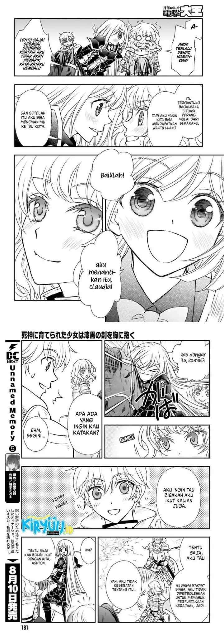 Shinigami ni Sodaterareta Shoujo wa Shikkoku no Tsurugi wo Mune ni Idaku chapter 40 halaman 6