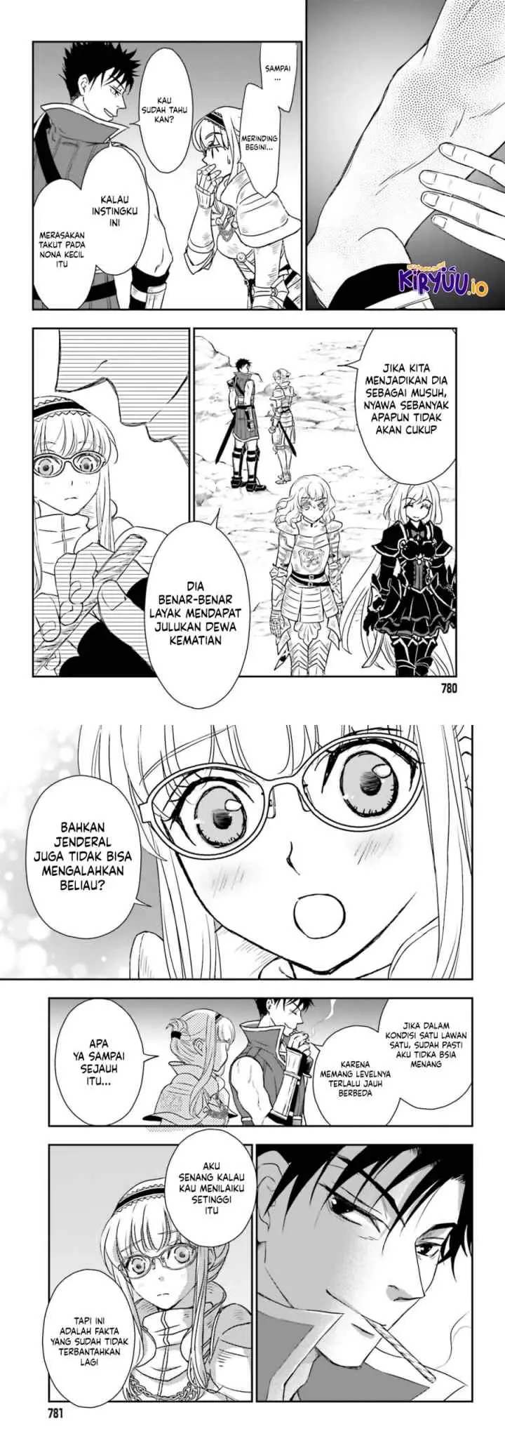 Shinigami ni Sodaterareta Shoujo wa Shikkoku no Tsurugi wo Mune ni Idaku chapter 55.2 halaman 5