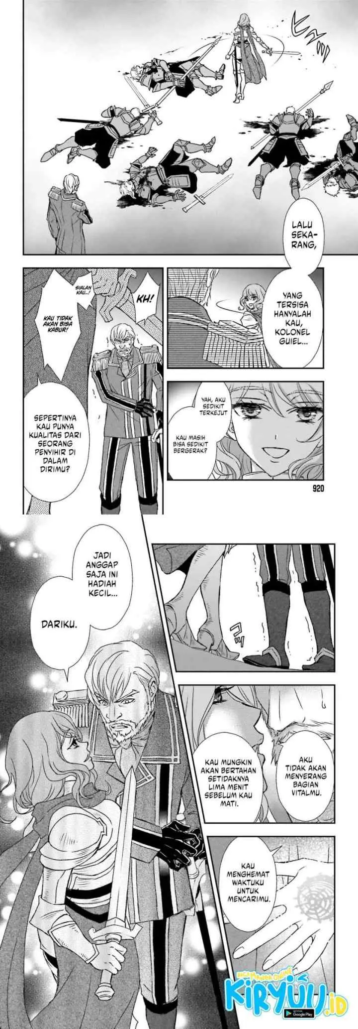 Shinigami ni Sodaterareta Shoujo wa Shikkoku no Tsurugi wo Mune ni Idaku chapter 44 halaman 12