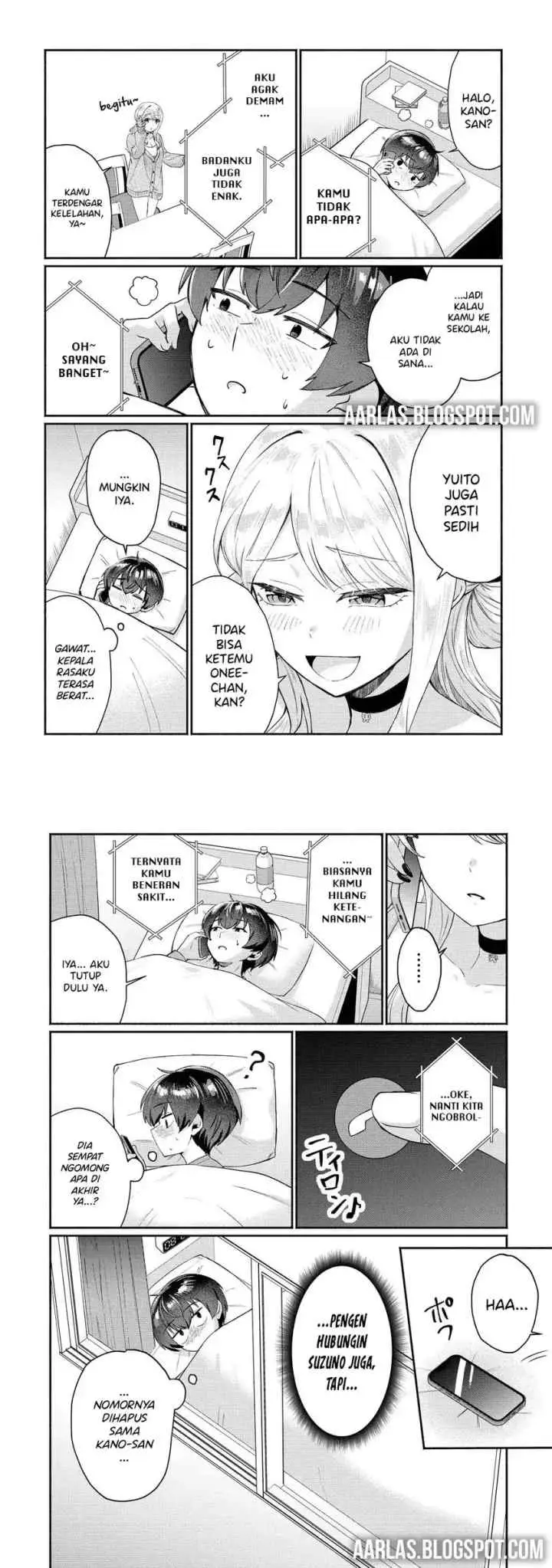 Douyara Ore wa Imadoki Gal na Toshiue Osananajimi kara Gekiomo Kanjou wo Mukerareteiru Rashii chapter 8 halaman 9