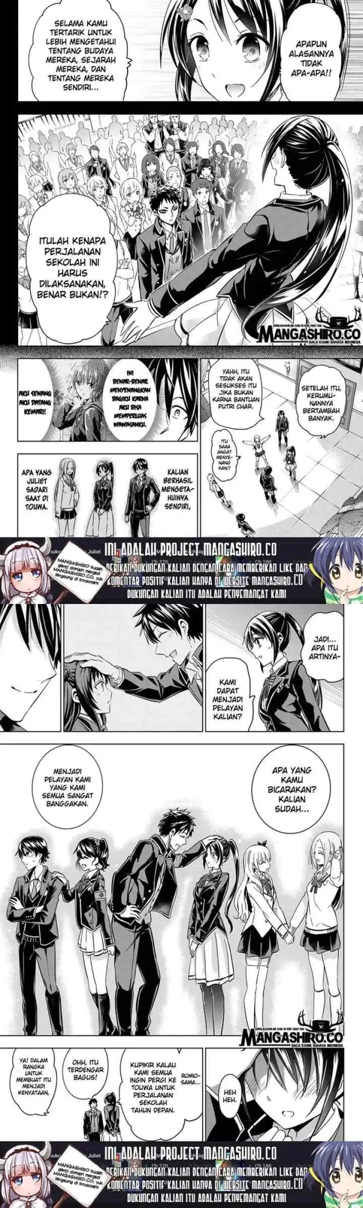 Kishuku Gakkou no Juliet chapter 100 halaman 11