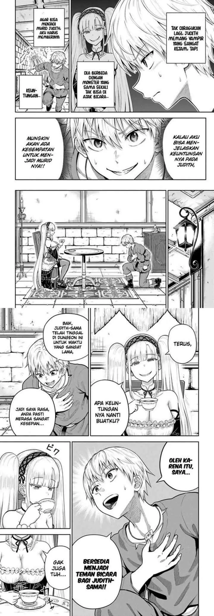 Dungeon ni Hisomu Yandere na Kanojo ni Ore wa Nando mo Korosareru chapter 9 halaman 4