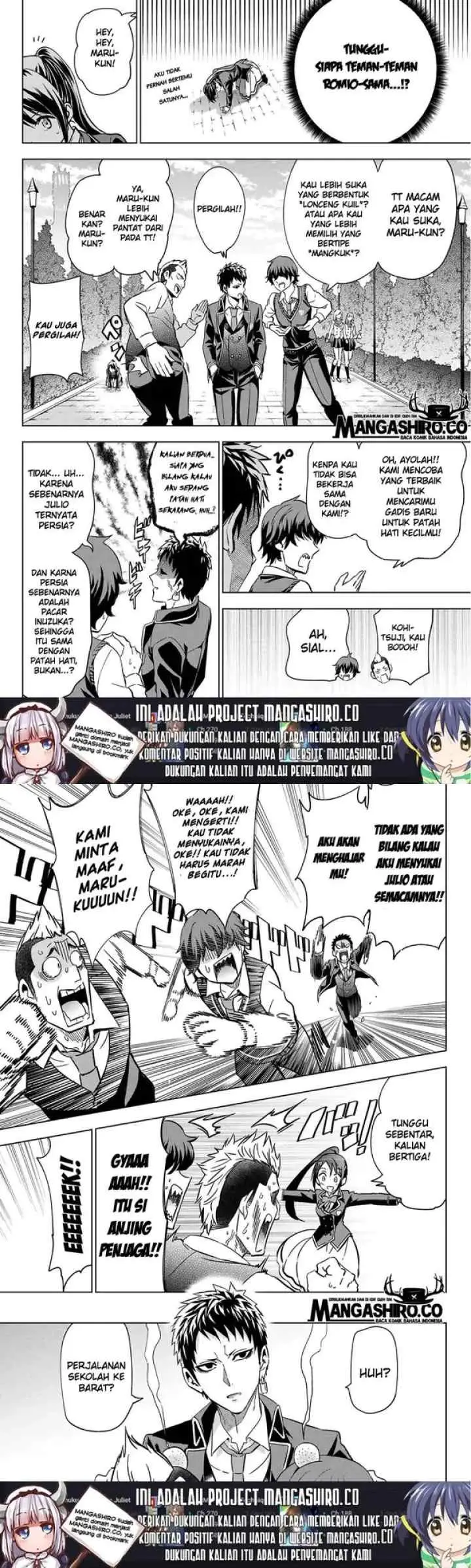 Kishuku Gakkou no Juliet chapter 100 halaman 4