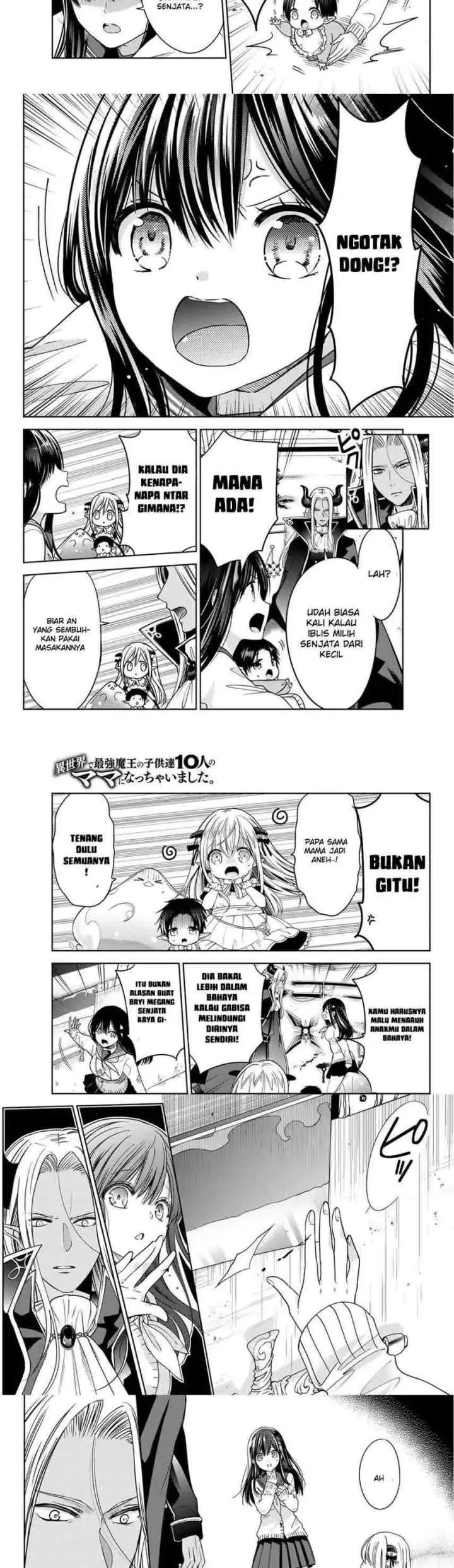 Isekai de Saikyo Mao no Kodomotachi no Mama ni Natchaimashita chapter 8.1 halaman 10