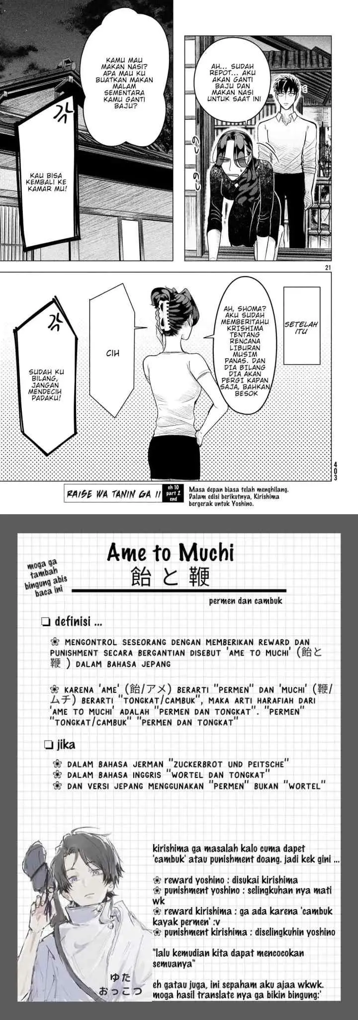 Raise wa Tanin ga Ii chapter 10.2 halaman 11