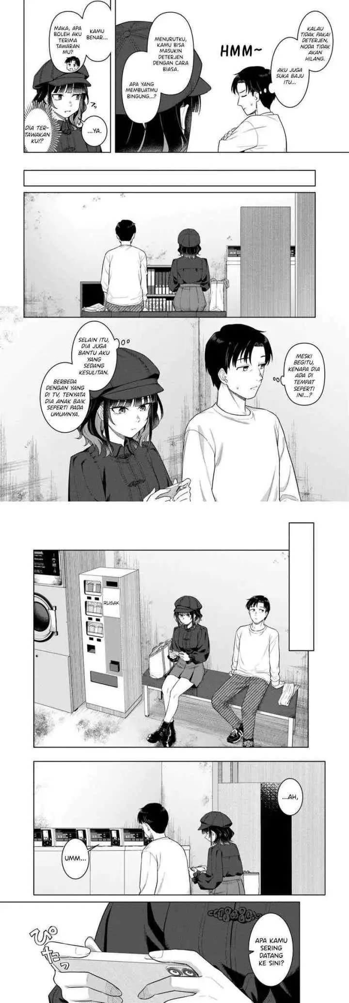Kon'ya Coin Randorii de Aimashou chapter 1 halaman 9