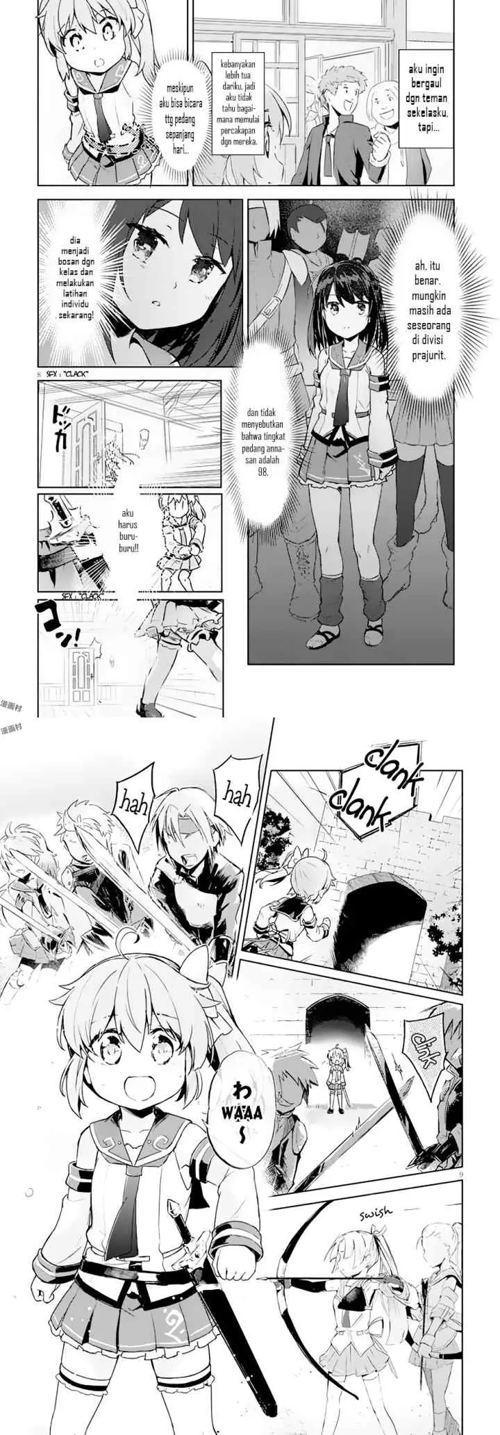 Kenshi o Mezashite Nyugaku Shitanoni Maho Tekisei 9999 Nandesukedo!? chapter 4 halaman 5