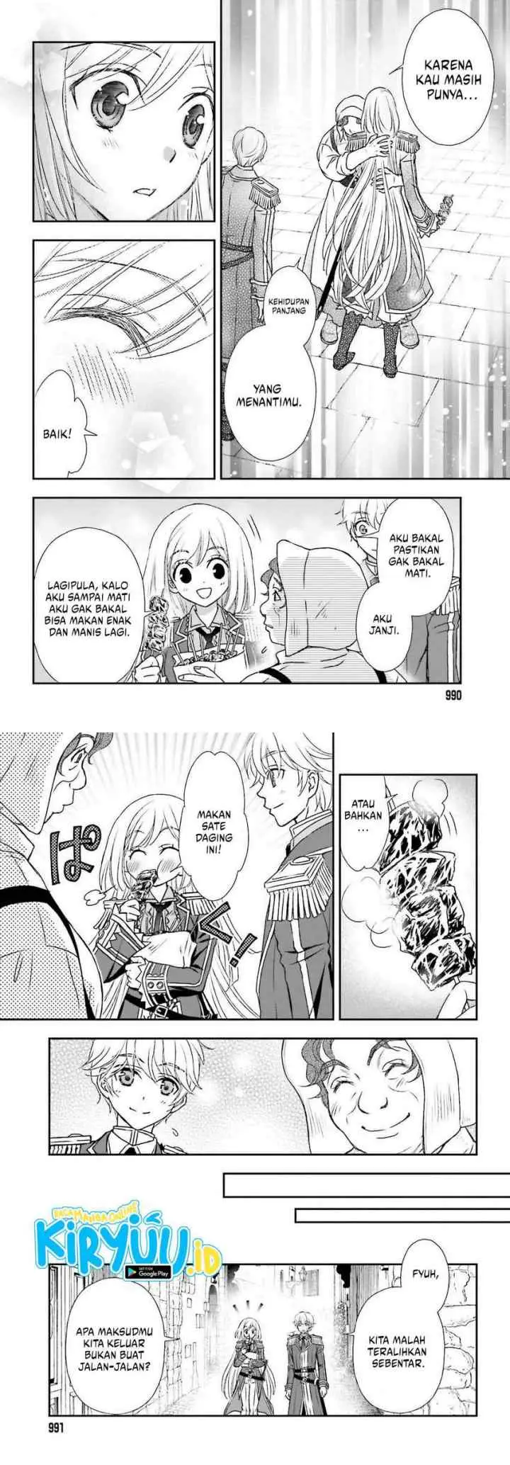 Shinigami ni Sodaterareta Shoujo wa Shikkoku no Tsurugi wo Mune ni Idaku chapter 32 halaman 8