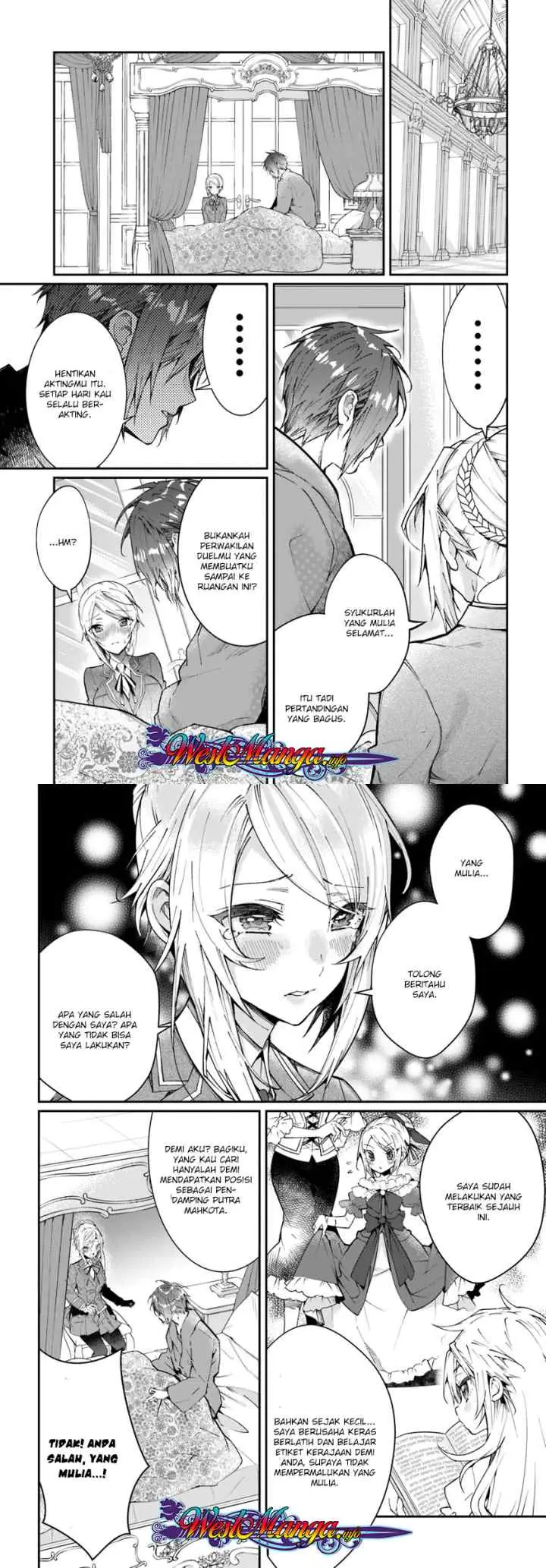 Otome Game Sekai wa Mob ni Kibishii Sekai Desu chapter 12.1 halaman 5
