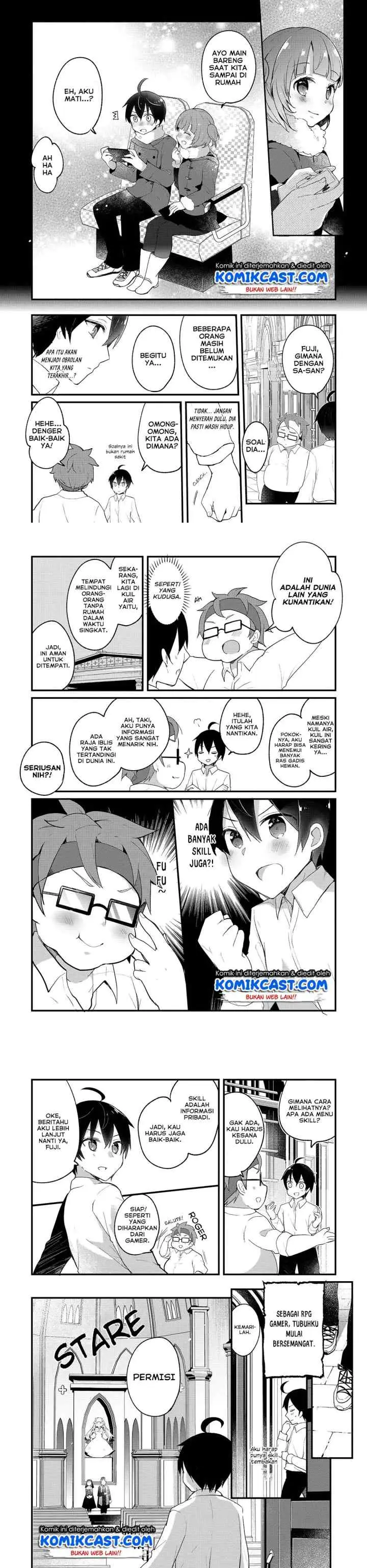 Shinja Zero no Megami-sama to Hajimeru Isekai Kouryaku chapter 1 halaman 4