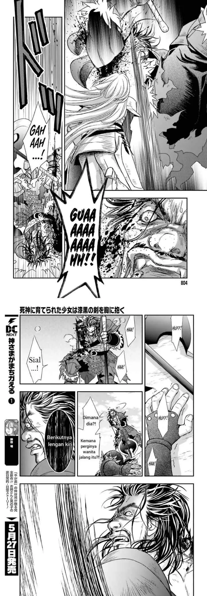 Shinigami ni Sodaterareta Shoujo wa Shikkoku no Tsurugi wo Mune ni Idaku chapter 29.1 halaman 10