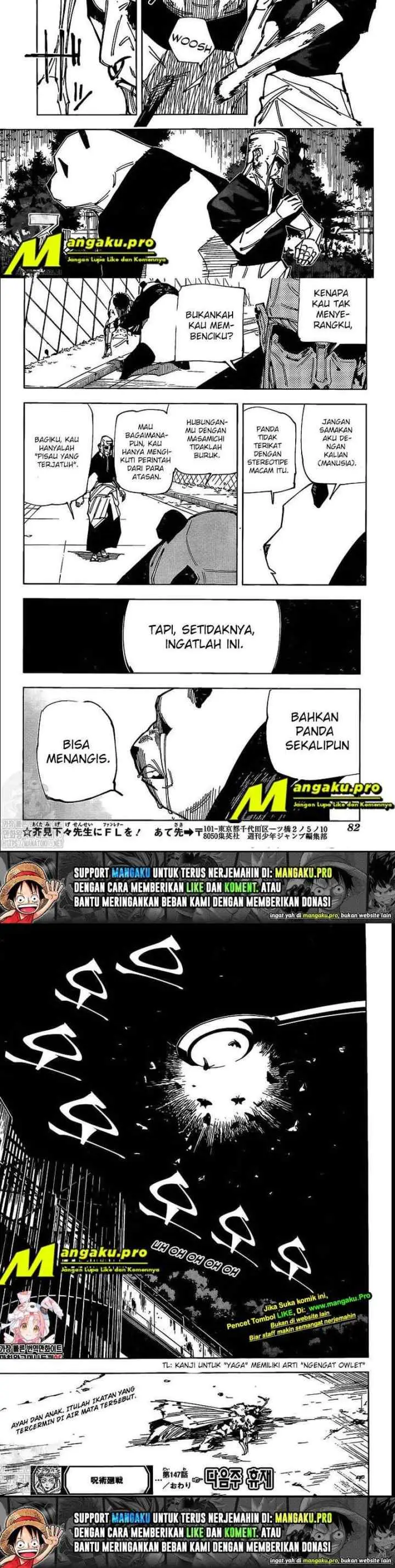 Jujutsu Kaisen chapter 147 halaman 6