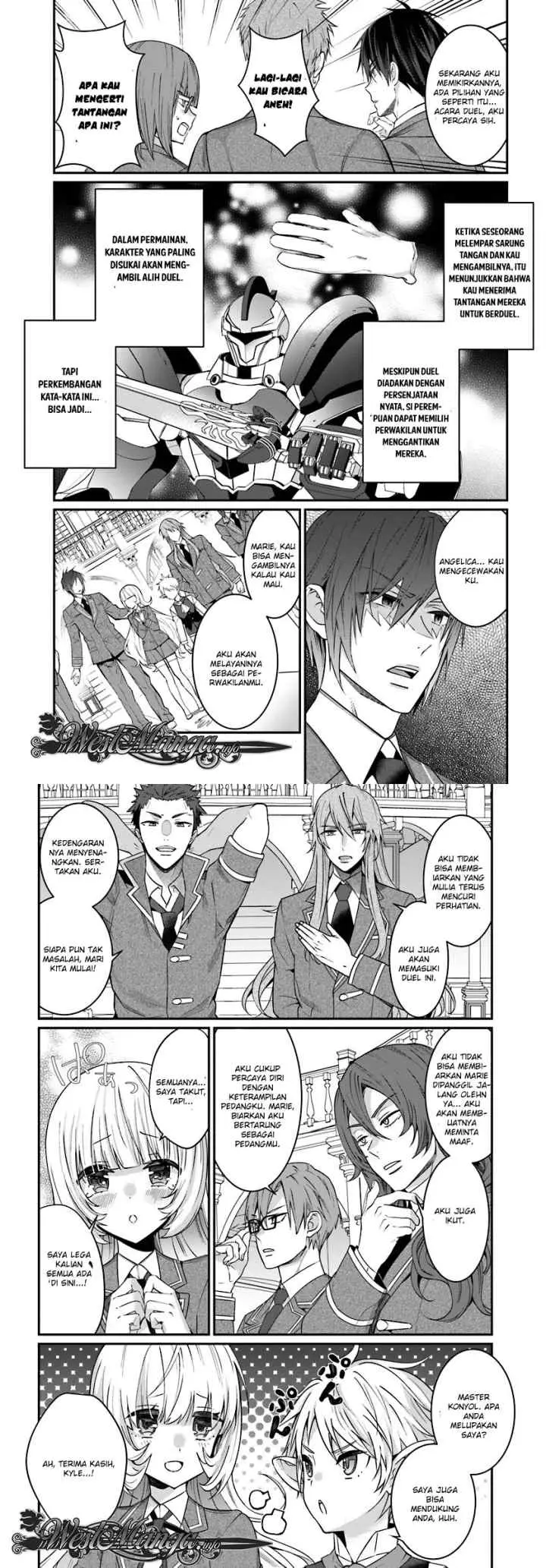 Otome Game Sekai wa Mob ni Kibishii Sekai Desu chapter 7.2 halaman 8