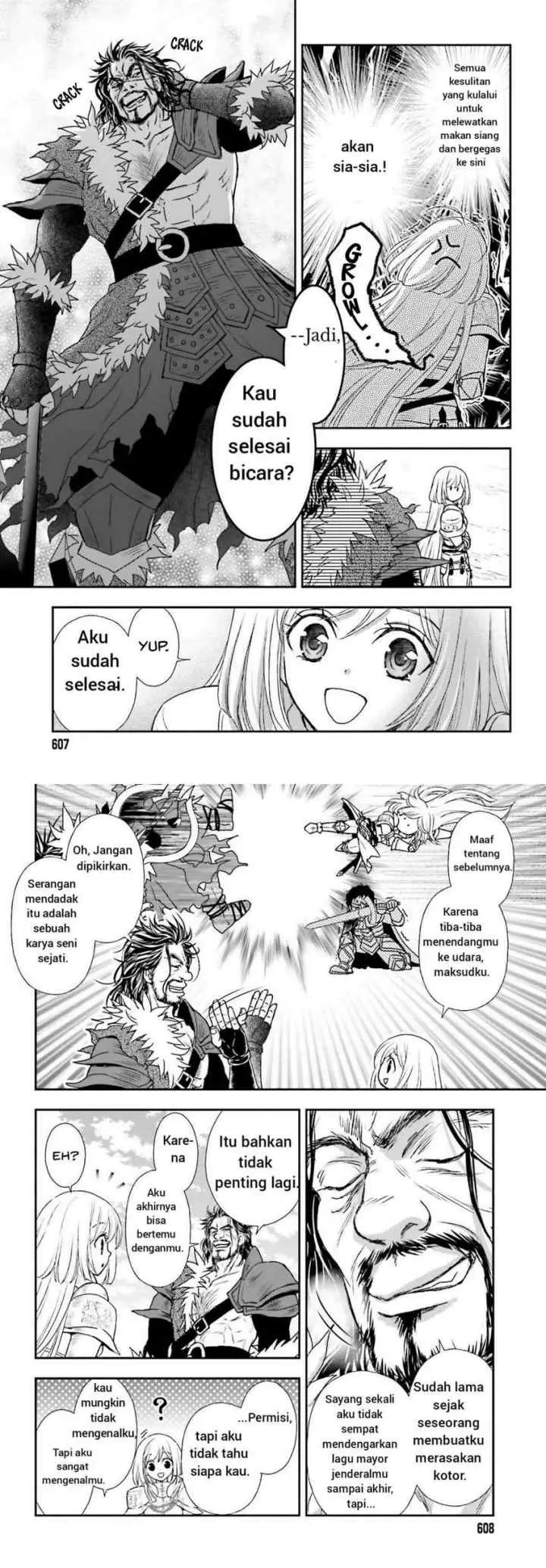 Shinigami ni Sodaterareta Shoujo wa Shikkoku no Tsurugi wo Mune ni Idaku chapter 28 halaman 8