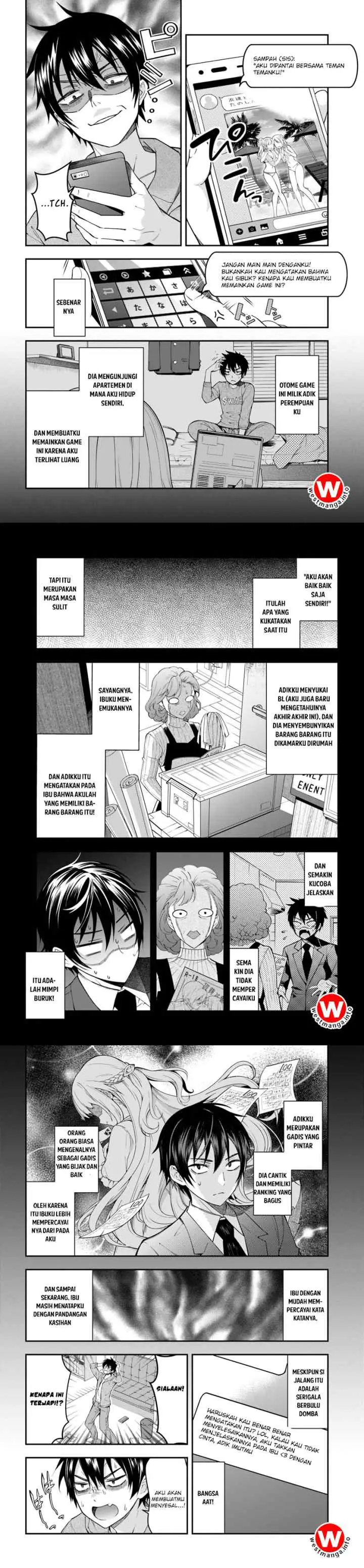 Otome Game Sekai wa Mob ni Kibishii Sekai Desu chapter 1 halaman 4