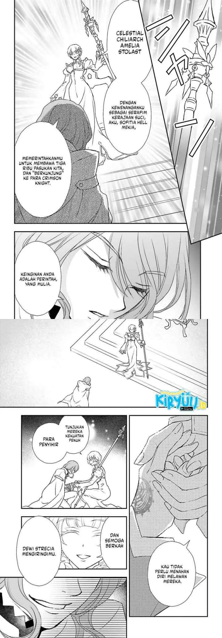 Shinigami ni Sodaterareta Shoujo wa Shikkoku no Tsurugi wo Mune ni Idaku chapter 40 halaman 13