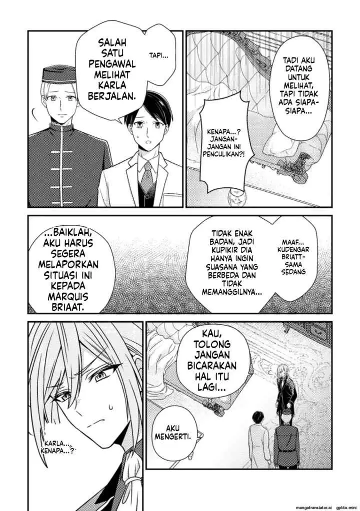 Heroine ga Kuru Mae ni Ninshin shimashita ~Tsunda Hazu no Akuyaku Reijou desuga, Douyara Chigau youdesu~ chapter 14.2 halaman 9