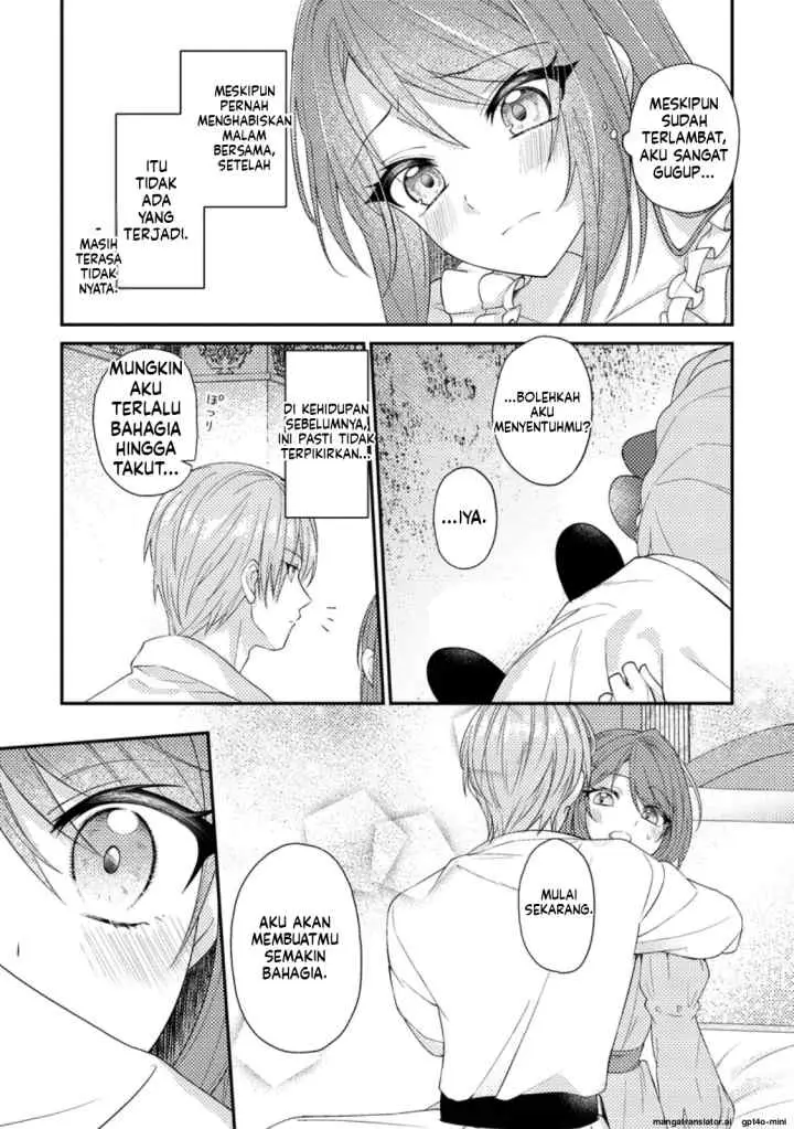 Heroine ga Kuru Mae ni Ninshin shimashita ~Tsunda Hazu no Akuyaku Reijou desuga, Douyara Chigau youdesu~ chapter 4.1 halaman 5