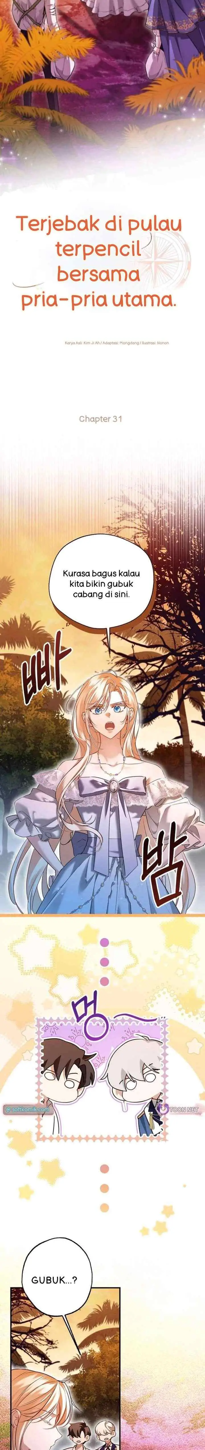 I'm Stuck on a Remote Island With the Male Leads chapter 31 halaman 12