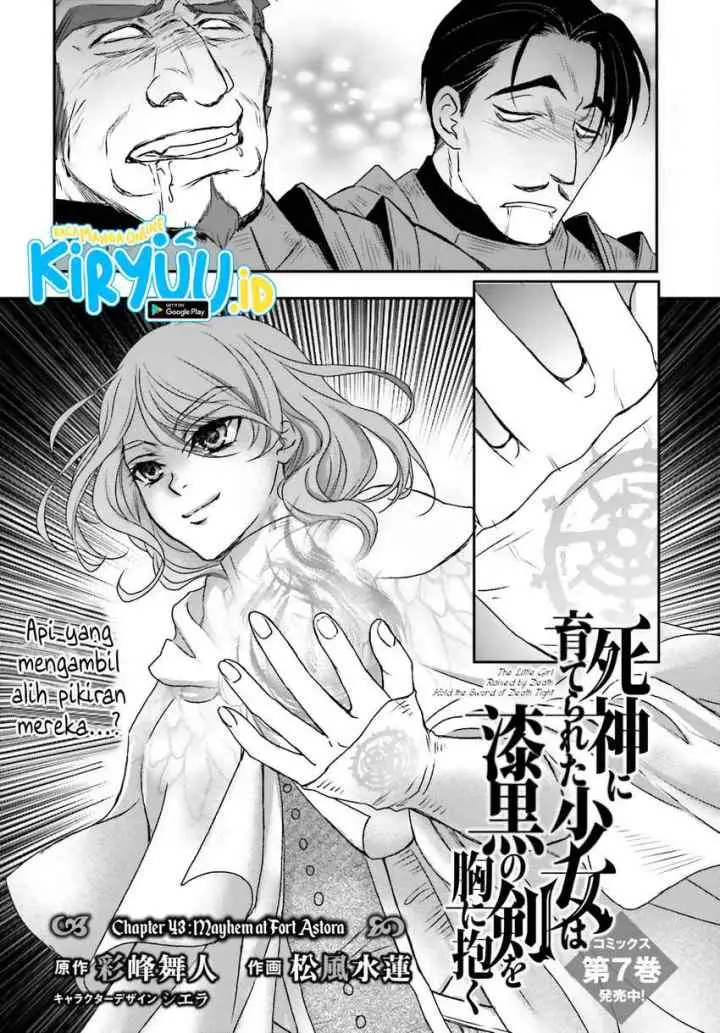 Shinigami ni Sodaterareta Shoujo wa Shikkoku no Tsurugi wo Mune ni Idaku chapter 43 halaman 4