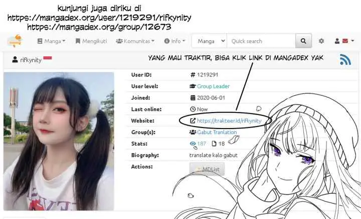 Milady Just Wants to Relax chapter 11.2 halaman 17