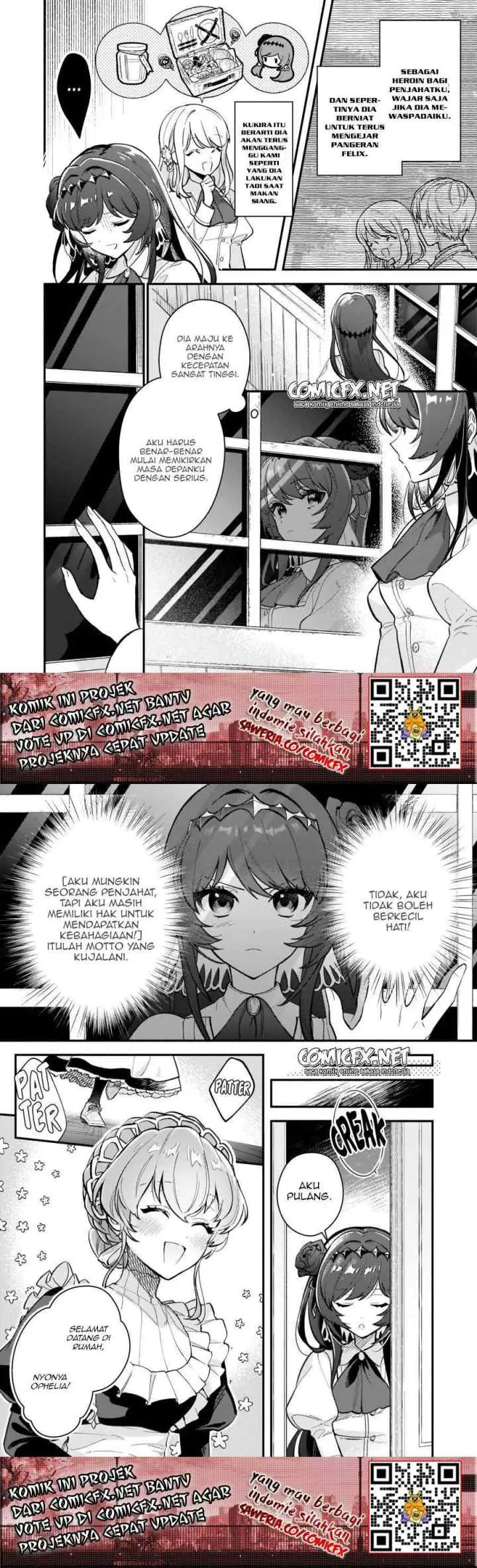 Akuyaku Reijou Route ga Nai Nante, Dare ga Itta no? chapter 5 halaman 4