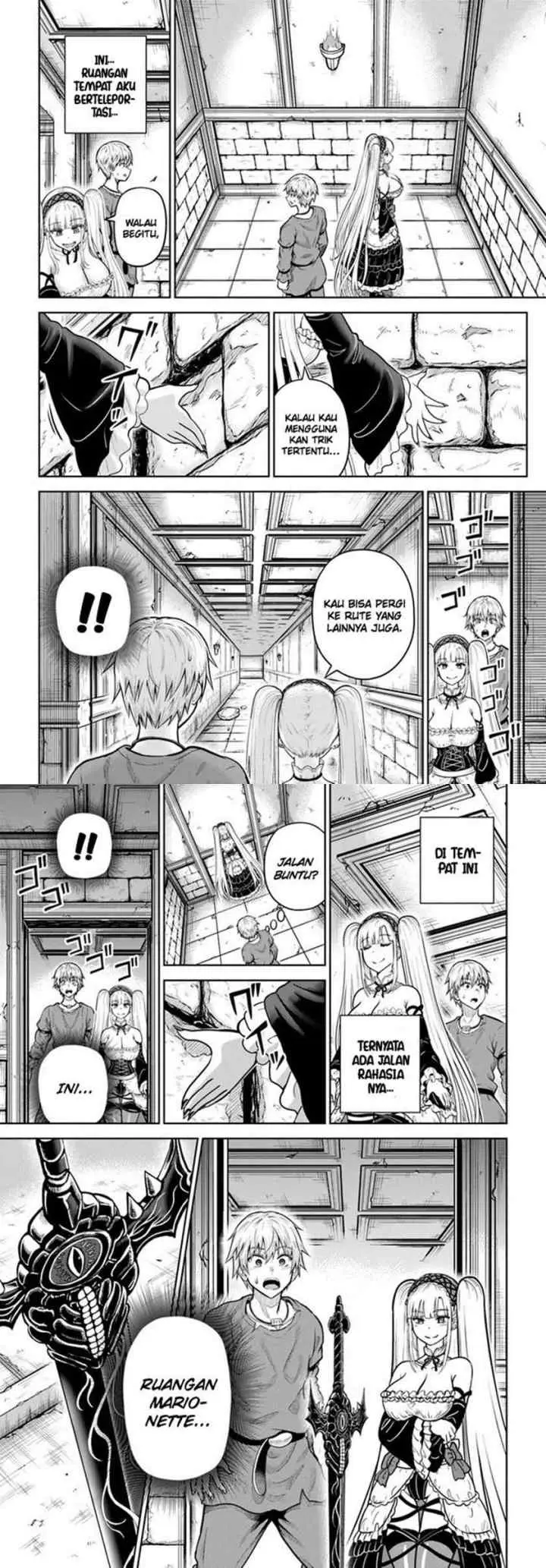 Dungeon ni Hisomu Yandere na Kanojo ni Ore wa Nando mo Korosareru chapter 9 halaman 10