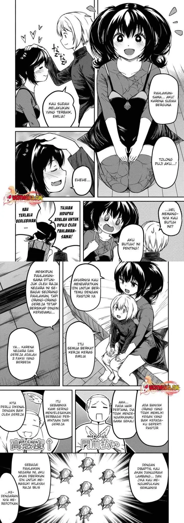 Monster Onna Kanbu wa Osanaki Yuusha wo Dekiaisuru chapter 2 halaman 7